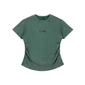 top,t-shirt,green,tops,lucky,vintage