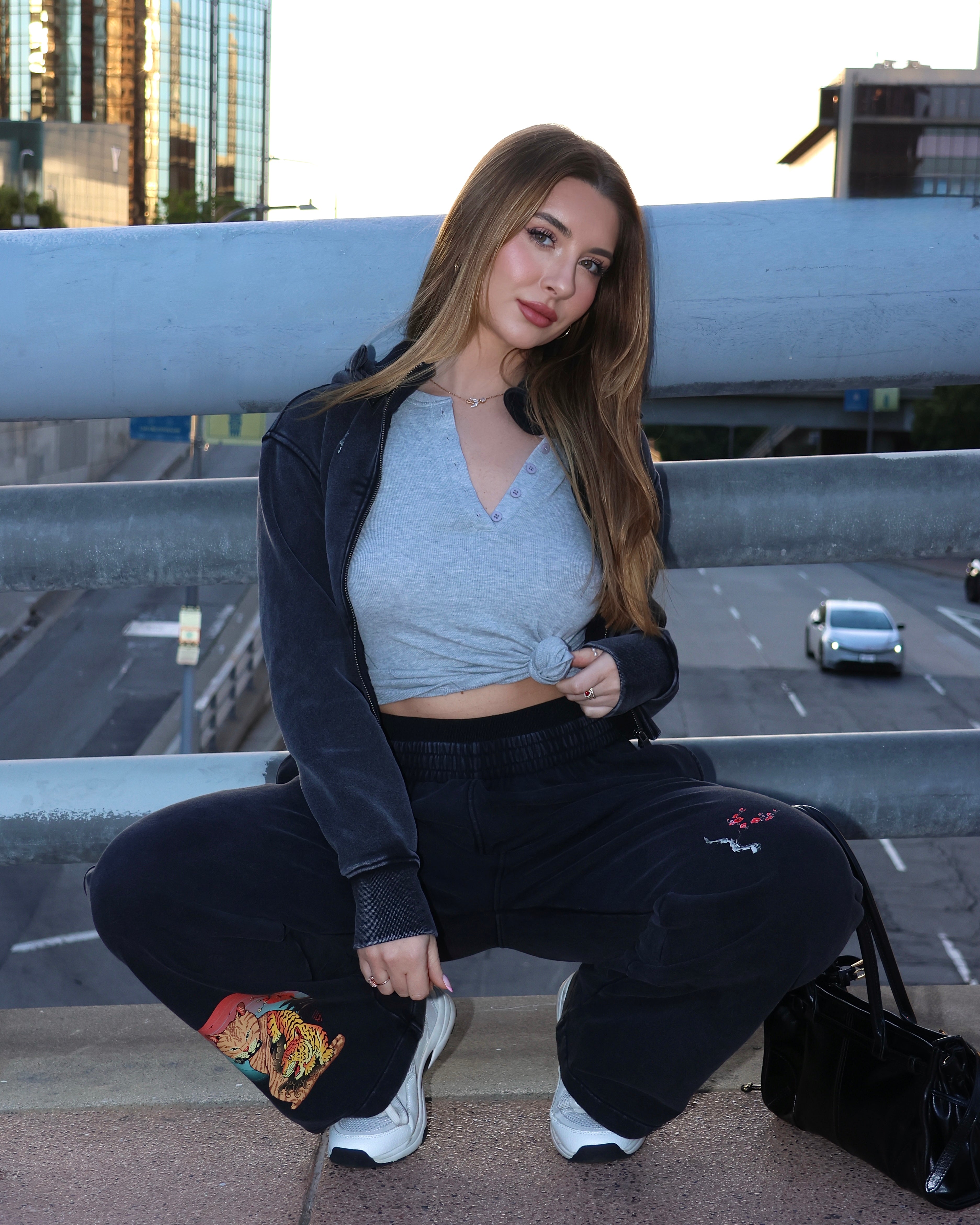 Vintage Washed Waist Pants