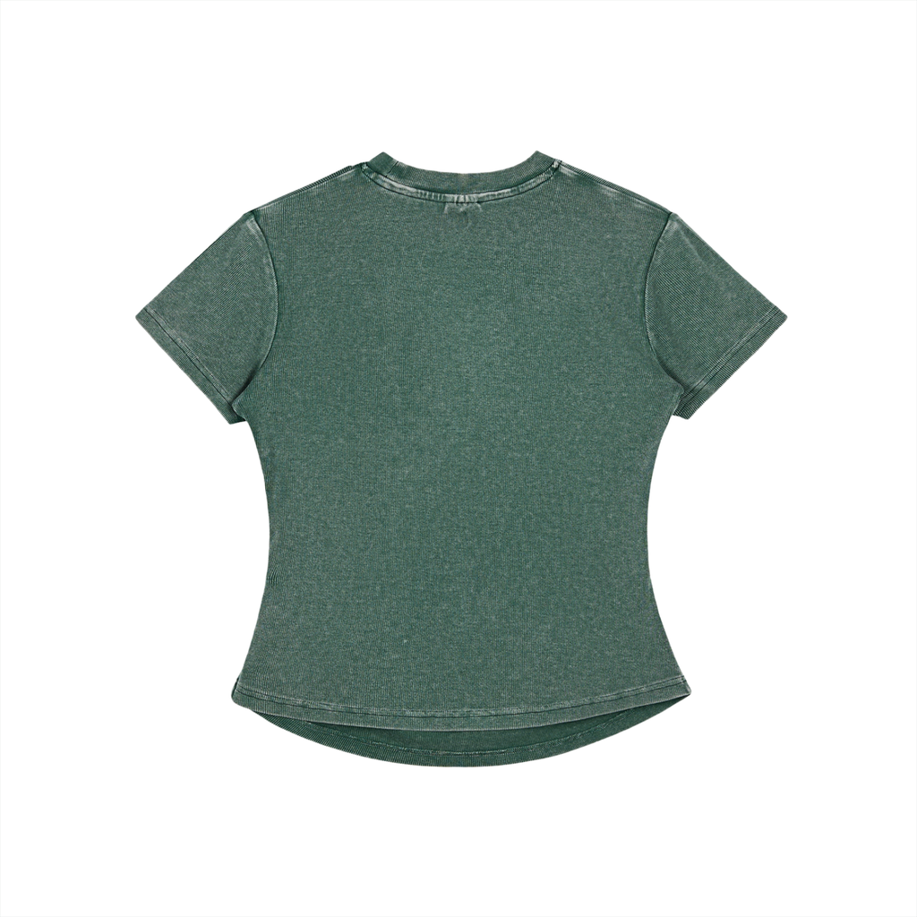 top,t-shirt,green,tops,lucky,vintage