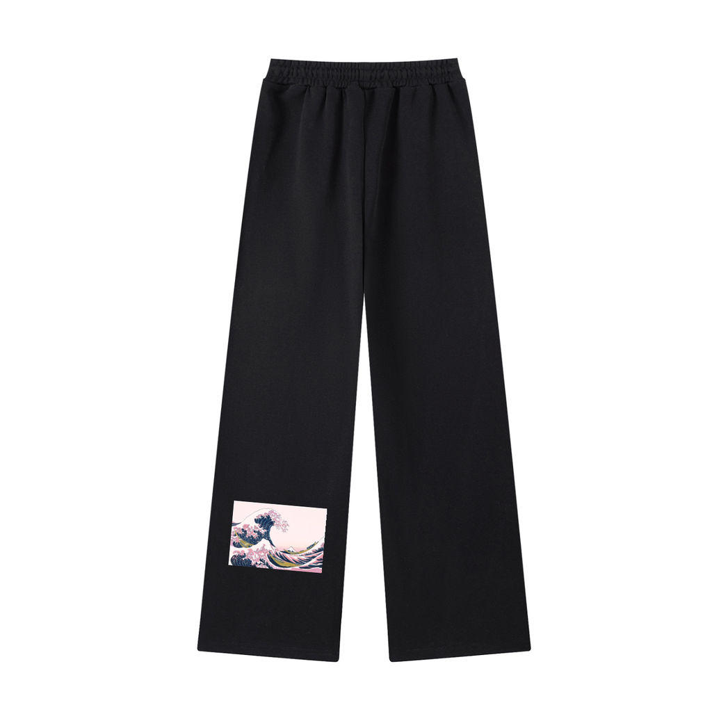 pants,sweatpants,gray,black,matching set,sets,loungewear,cat,sakura