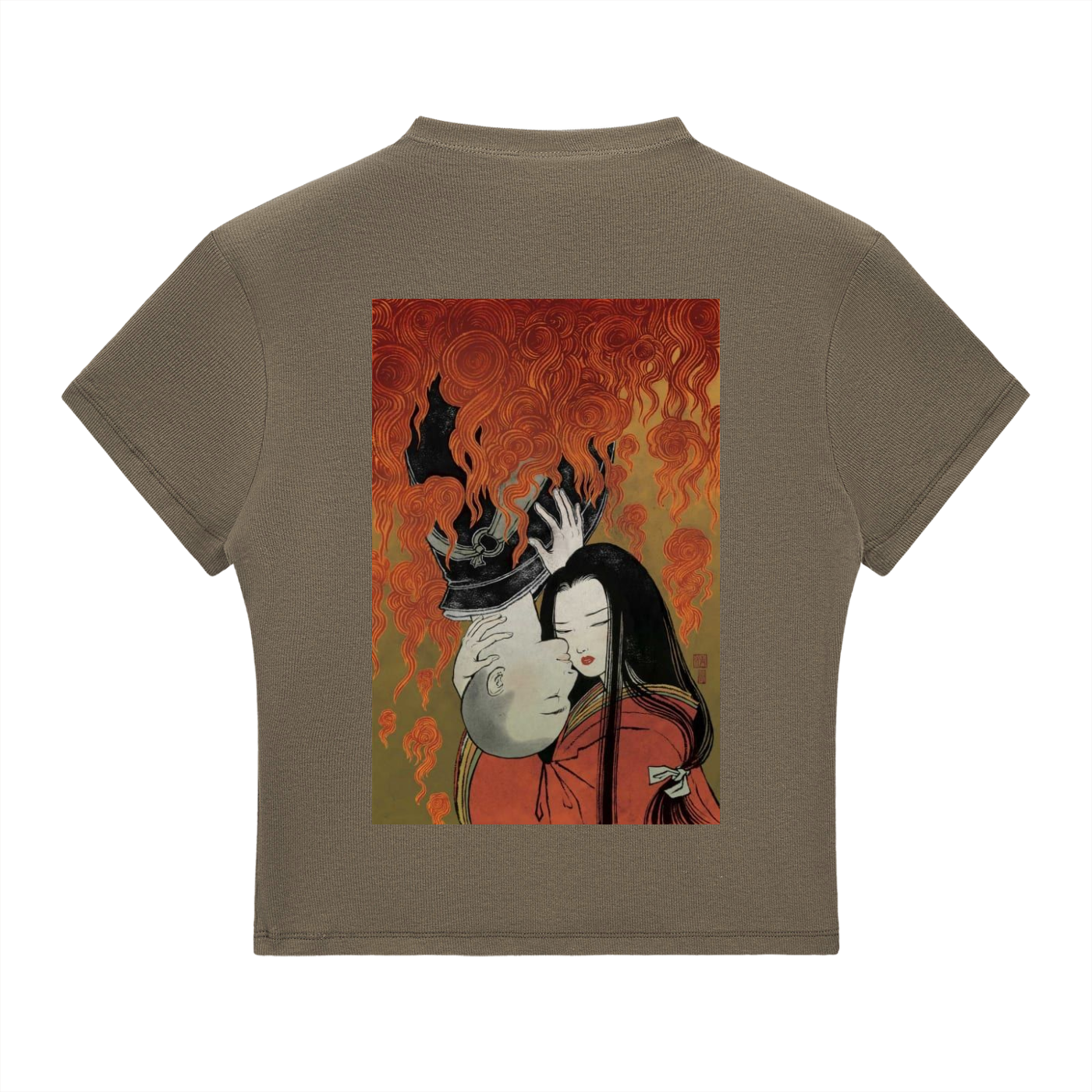 t-shirt,top,khaki,design,tops,print