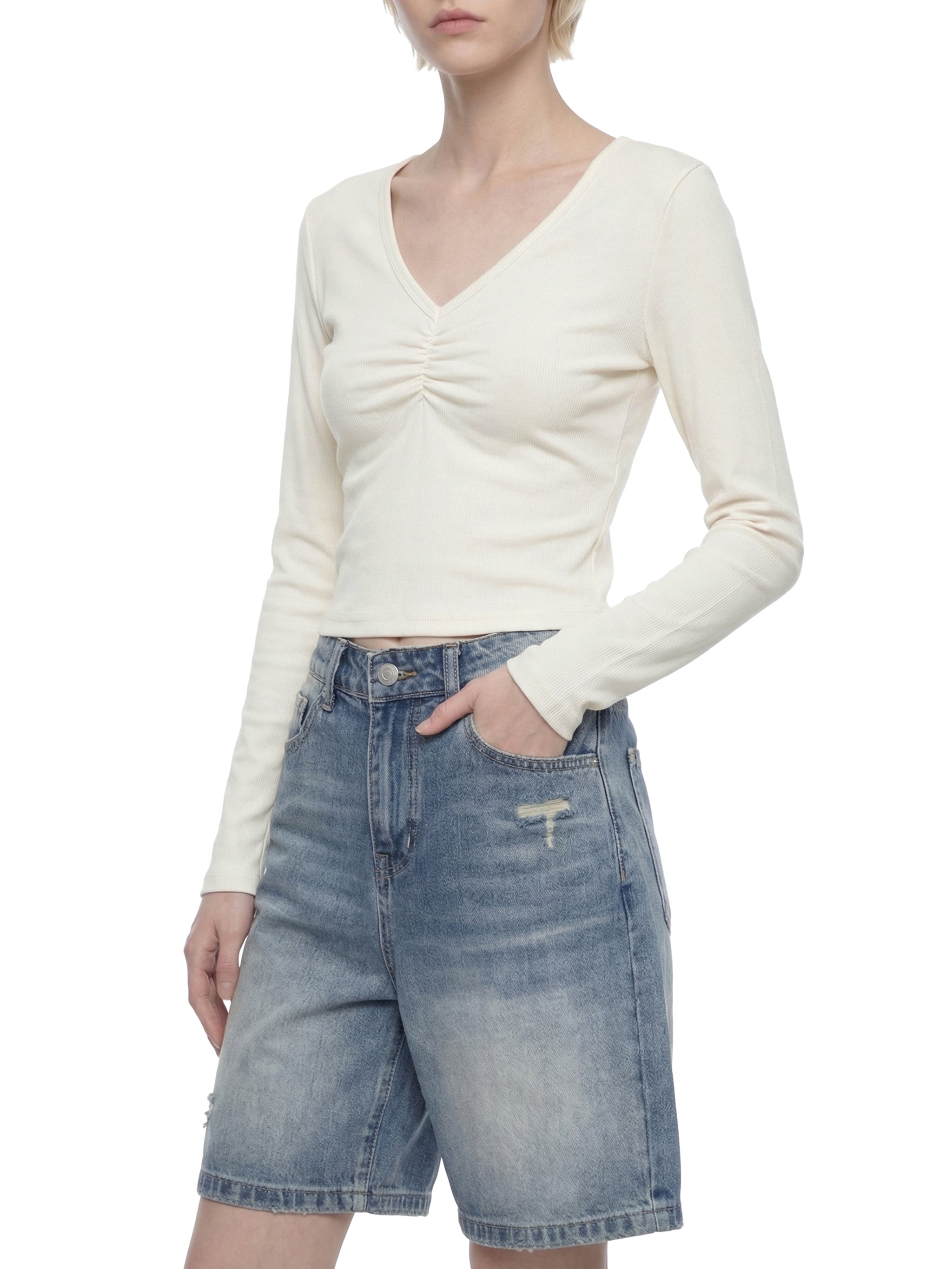 top,cropped,shirt,longsleeve,tops,basic,print,anime,sad soul