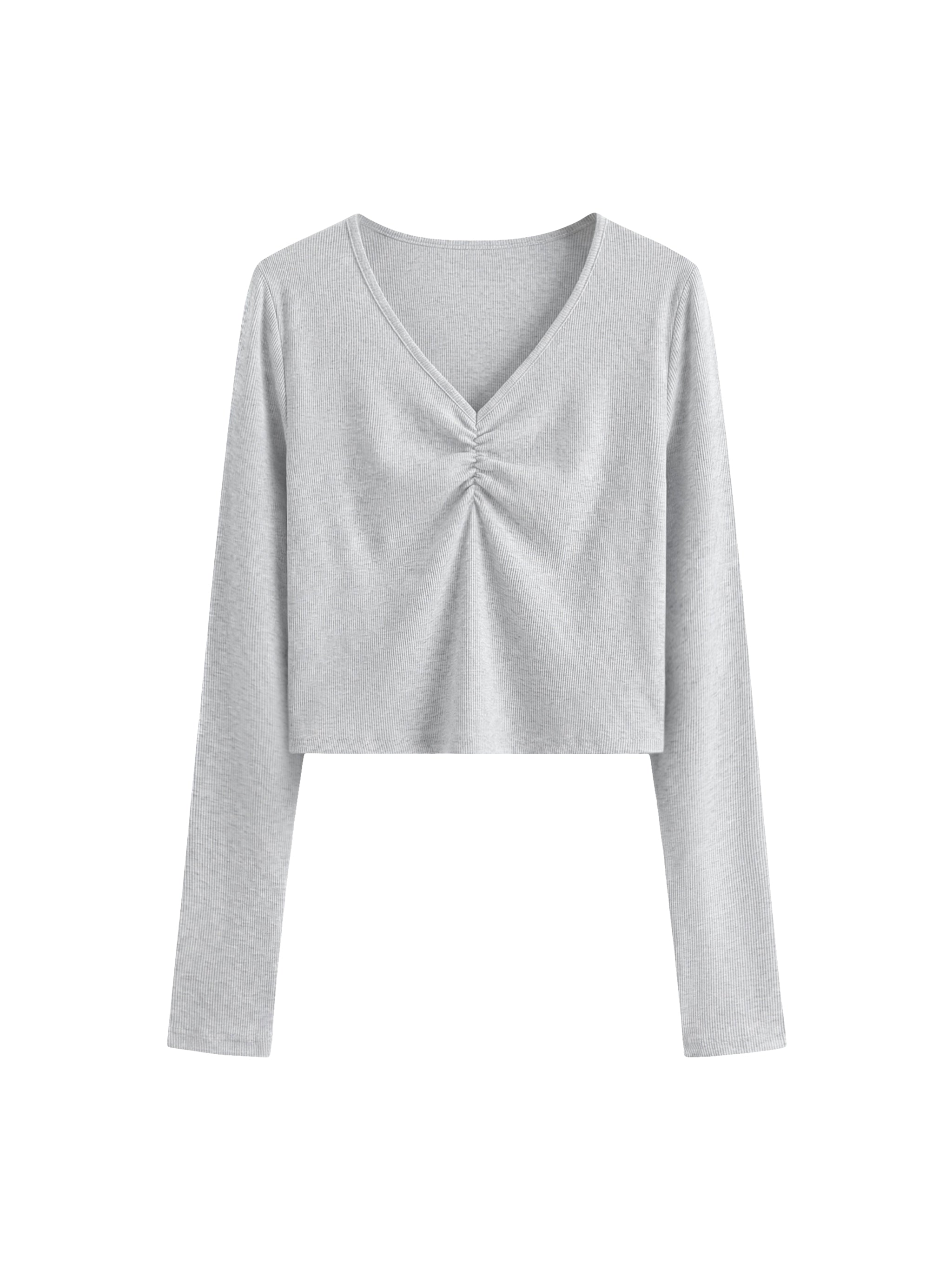 top,longsleeve,cropped,tops,print,gray,bird,basic