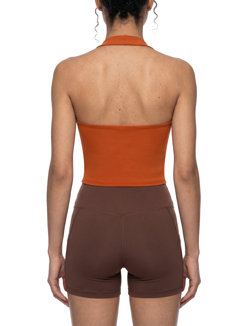 top,tops,sporty,activewear,black,orange,sportsbra